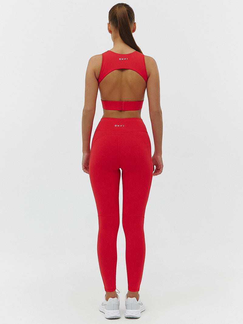 One Red Legging